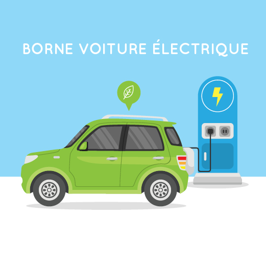 Borne véhicules électriques